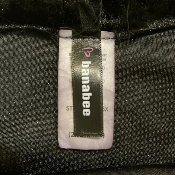 Vintage Banabee Black Velvet Off Shoulder Cocktail Dress Women's Size XXL - Picture 9 of 10